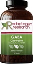 Gaba Chewable (200 mg de GABA par portion) Absorption rapide (sommeil calme et repos) 60 comprimés à croquer