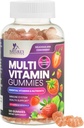 Gummies multivitamines pour adultes, Vitamines et minéraux gommy quotidiens avec des vitamines A, C, D, B12 pour les femmes et les hommes, Supplément de multivitamines gommy de soutien immunitaire, Vitamine multivitamine VIT adulte - 120 Gummies