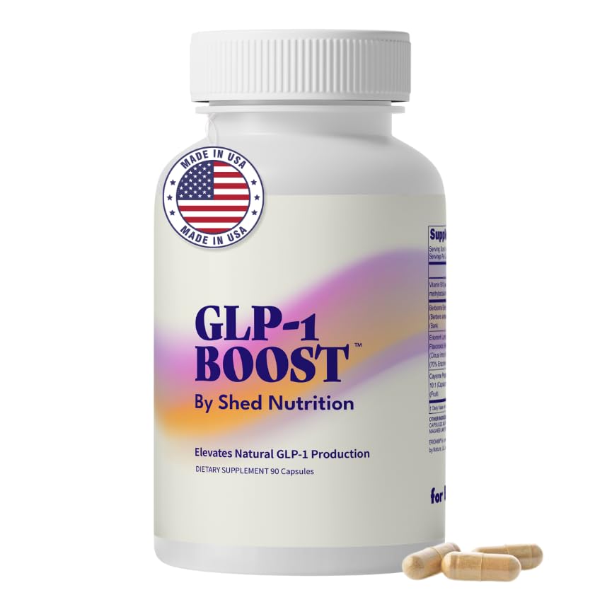 Supplément GLP-1 Boost pour les femmes et les hommes – Soutien de la faim et du métabolisme avec Eriomin, Berberine et Capsaicin – Expert-formé pour soutenir GLP1 naturellement – 1 Capsule avant les repas (90 Capsules)