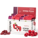 Skratch Labs Energy Chews (en anglais seulement) Gummies for Running, Cycling, and Sports Performance (en anglais seulement) Gel Alternative (en anglais seulement) Framboise (10 Pack)