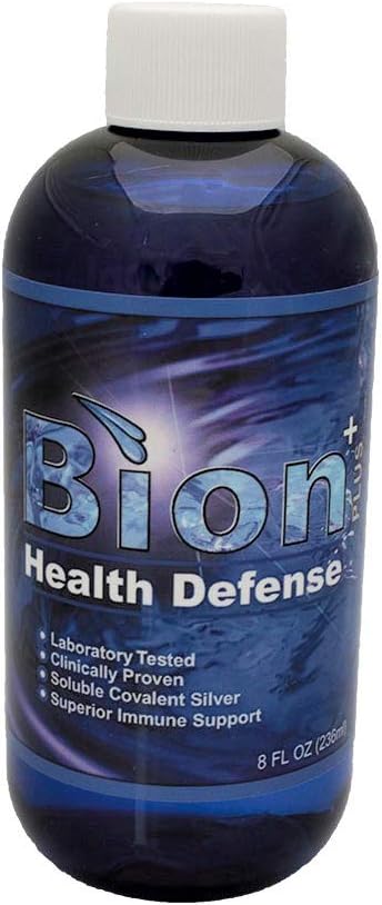 Bion SS Health Defense Silver Hydrosol Saturated with Ozone 8 Fl Oz