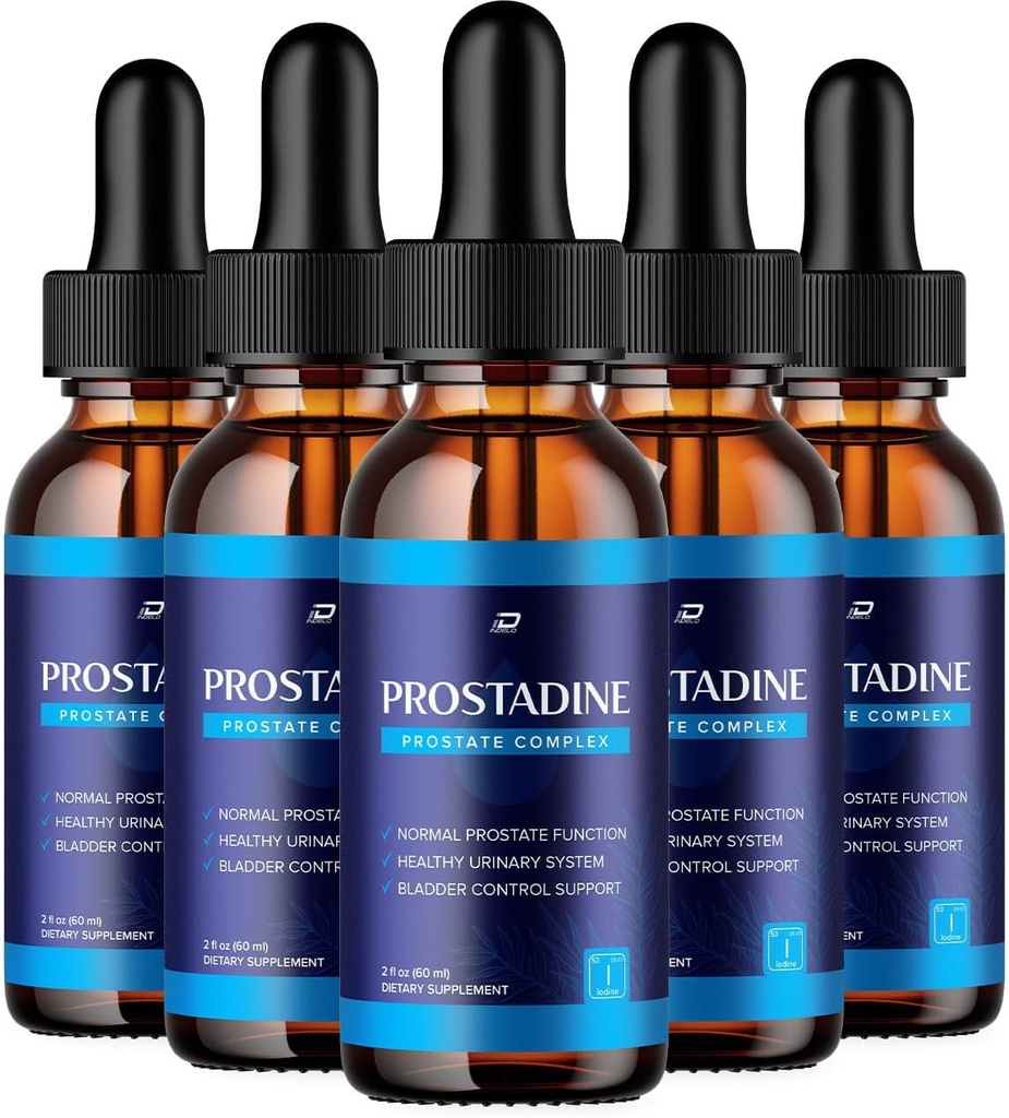 Les gouttes de prostadine pour la santé - Questions urinantes Bladder - Supplément de prostadine, gouttes de prostatine de force maximale, 2024 Nouvelle formulation améliorée, Prostadine (5 pack- 5 mois d'approvisionnement)
