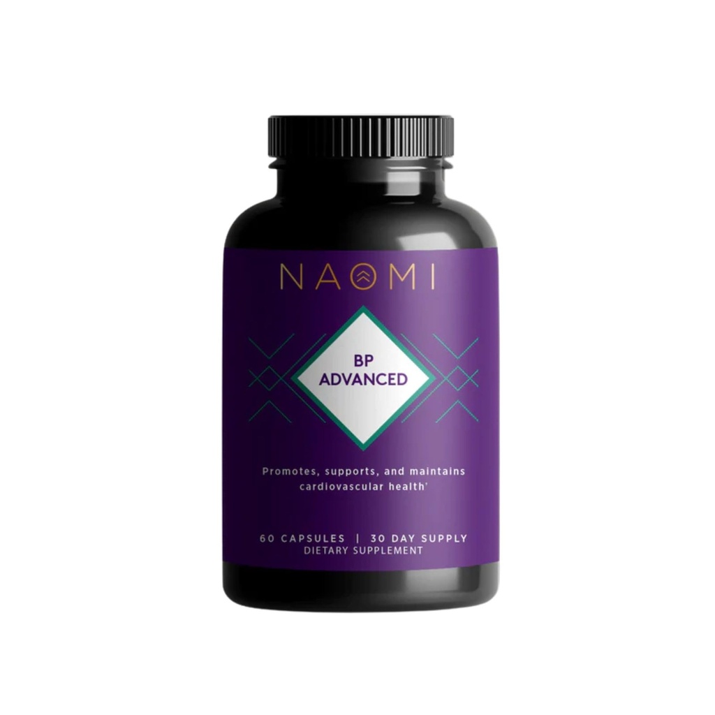 NAOMI BP Advanced - Olive Leaf Extract & Vitamin K2 for Healthy Blood Pressure & Arterial Flexibility Already in Normal Range - Patented Benolea® 1000mg + K2Vital® 180mcg, Vegan, 30-Day Supply