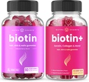 NutraChamps Complete Biotin Bundle for Hair, Skin & Nails. Biotin & Biotin+