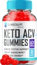Slimsculpt Keto ACV Gummies - Advanced Formula Slim Sculpt Keto Plus ACV Gummies Apple Cider Vinegar Keto Slimsculpt ACV Gummies Dietary Supplement Reviews Men Women (60 Gummies)