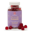 Grande Cosmetics Vegan Melatonine aide au sommeil Gummies pour les adultes avec 5mg Melatonine - sans gluten, non OGM - 2 mois d'approvisionnement, 60 comprimés, saveur de mûrier