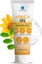 Dr. Robaina Arnica Gel 4 oz – Arnica concentrée montana avec MSM, Magnésium et Vitamine E. Gel de refroidissement non parfumé pour la peau mince et les zones meurtries.