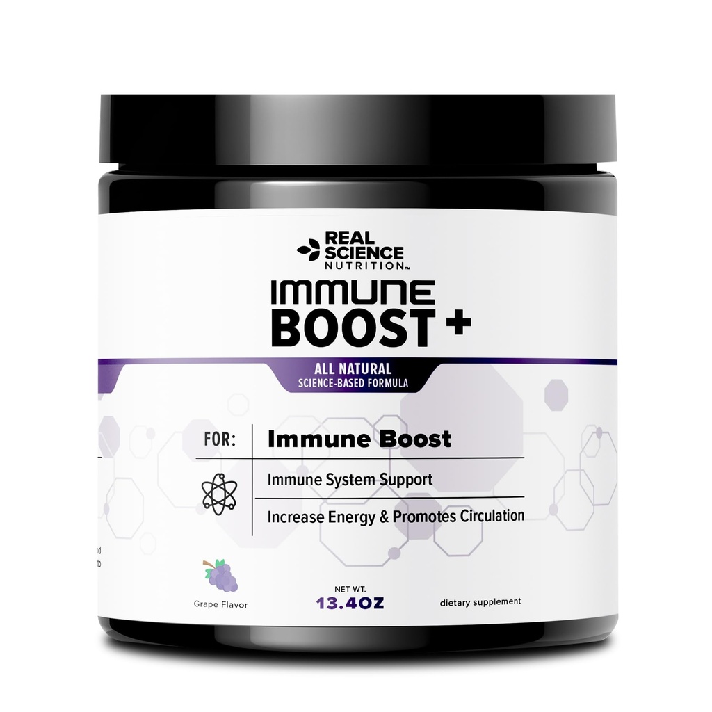 Immune Boost Plus de la formule d'immunité naturelle, stimuler le système immunitaire santé et bien-être, plus puissant que la mûre aînée, le zinc, l'échinacée - dans une poudre à action rapide