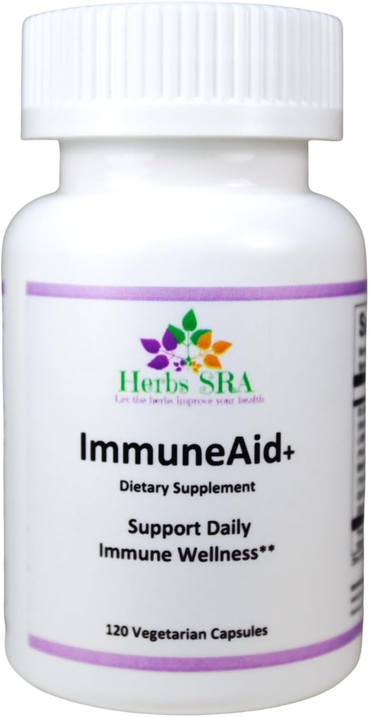 ImmuneAid+ - Soutien alimentaire Immune avec Betaine Anhydre et L-Méthionine, favorise la santé globale et la désintoxication, 120 Veg Caps, fabriqués aux États-Unis