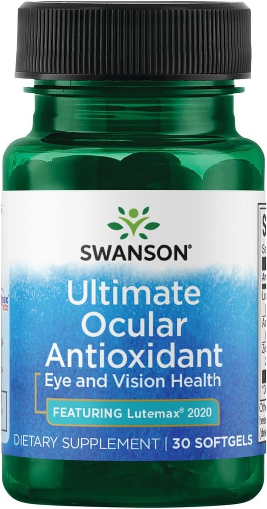 Swanson Ultimate Ocular Antioxydant 30 gels