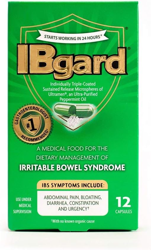 Capsules du syndrome de Bowel irritable IBgard - 12 ct, boîte de 3