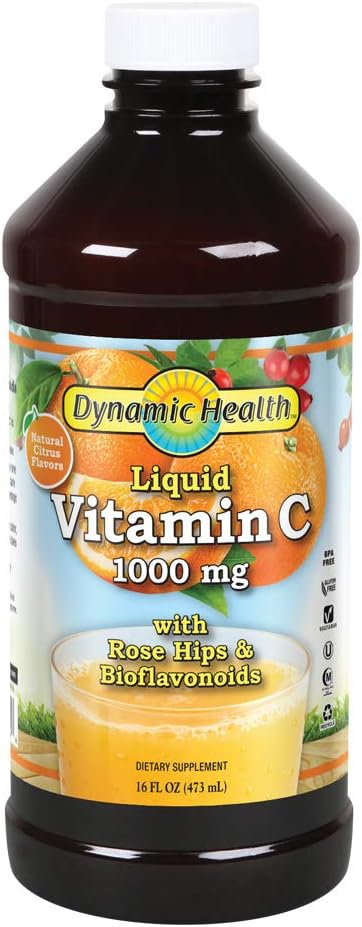 Dynamic HealthLiquid Vitamine C, 1000 mg, 16-Ounce Bouteilles