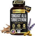 Turkesterone Tongkat Ali pour les hommes et les femmes – 2-en-1 Testostérone naturelle Support pour l'énergie et la condition physique - Supplément Turkestérone haute puissance pour les hommes avec Tongkat Ali –– Pure Non-GMO Formula