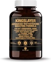 Kingslayer: 7-en-1 Testostérone Booster pour hommes avec/KSM-66, Fadogia, Suma Root, L-Theanine, Zinc, Boron, Magnésium – Muscle, Énergie, Libido & Focus