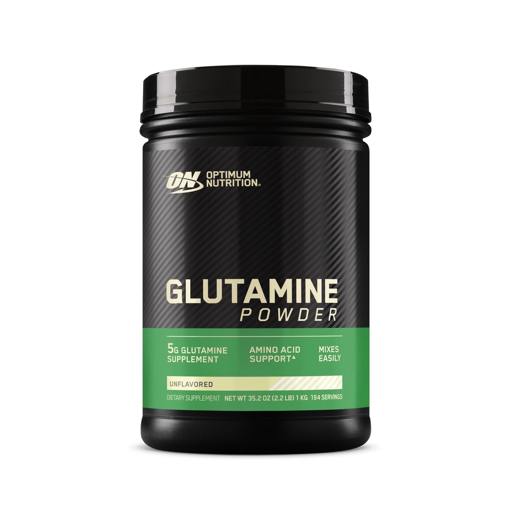 Optimum Nutrition L-Glutamine Muscle Recovery Poudre, 1000 Gram, 194 portions (paquet de 1)