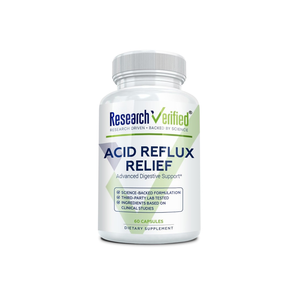Recherche Relief du reflux acide vérifié - Problèmes d'IG de Soothe - Mélatonine, 5-HTP, Racine de Marshmallow - 60 Capsules - Vegan