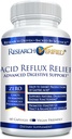 Recherche Relief du reflux acide vérifié - Problèmes d'IG de Soothe - Mélatonine, 5-HTP, Racine de Marshmallow - 60 Capsules - Vegan