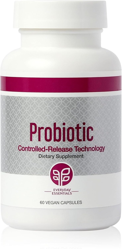 PURE Probiotic Controlled-Release Technology (technologie de libération contrôlée) 60 Capsules végétaliennes Supplément alimentaire pour le soutien immunitaire et digestif (idéal pour les hommes, les femmes et les enfants)