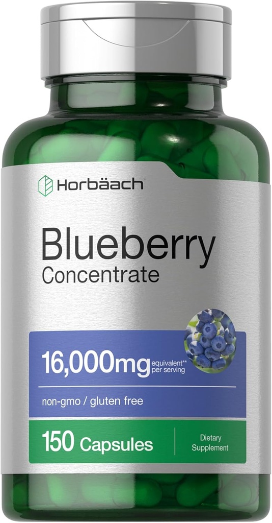 Horbäach Supplément d'extrait de bleuets 150 Capsules