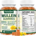 Mullein Gummies for Lung Cleanse (en anglais seulement) Organic Immune Support (en anglais seulement) 2000mg Santé respiratoire Gummies (en anglais seulement) Mango Flavor, Non-Sticky (en anglais seulement) Santé pulmonaire, Sinus Relief (en anglais seulement)