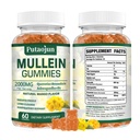 Mullein Gummies for Lung Cleanse (en anglais seulement) Organic Immune Support (en anglais seulement) 2000mg Santé respiratoire Gummies (en anglais seulement) Mango Flavor, Non-Sticky (en anglais seulement) Santé pulmonaire, Sinus Relief (en anglais seulement)