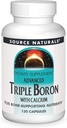 SOURCE NATURAUX Boron triple avancé avec capsule de calcium, 120 Nombre