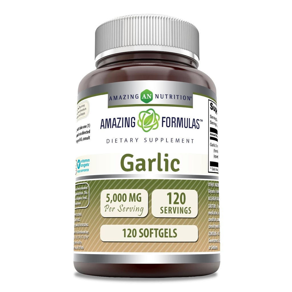 Formules étonnantes Supplément à l'ail de 50 Mg Concentré (100:1)