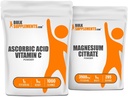Ascorbic Acid (Vitamin C) 1kg + Magnesium Citrate 1kg Bundle