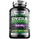 Iron Labs Nutrition: Cycle Support Plus NAC (N-acétyl-L-Cysteine) - Supplément de soutien du rein et du foie - Suppléments de soutien du cycle pour les hommes - N acétyl L Cysteine et chardon de lait (120 capsules)