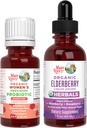 MaryRuth Organics Probiotique de précision pour les femmes (framboises) et les gouttes de mûre (Blueberry)