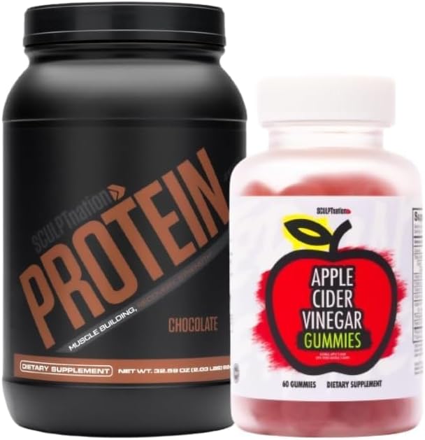 Sculpt Nation by V Chocolate de protéines shred et mélange de vinaigre de cidre de pomme