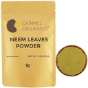 ORGANISMES DE CARMÈLE Feuilles de neem Poudre de 8 Oz ou 227 Grams Naturelle de 8 Oz ou 227 Grams Non OGM Aucun conservateur ou additif ajouté