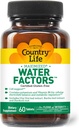 Country Life Water Factors - with Potassium and B6 for Electrolyte Balance - 60 Tablets