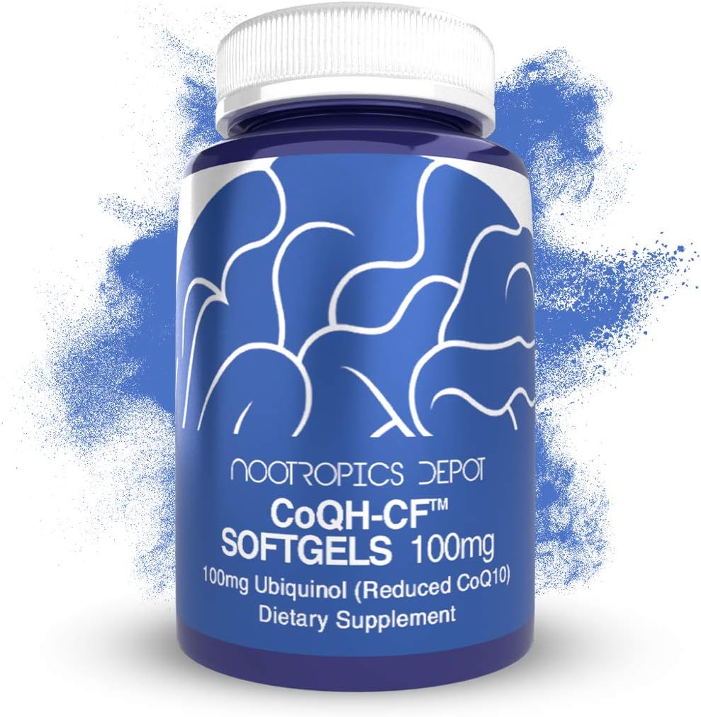 Dépôt de Nootropics Ubiquinol CoQH-CF Softgels de 100mg Supplément d'Ubiquinol de 30comptes
