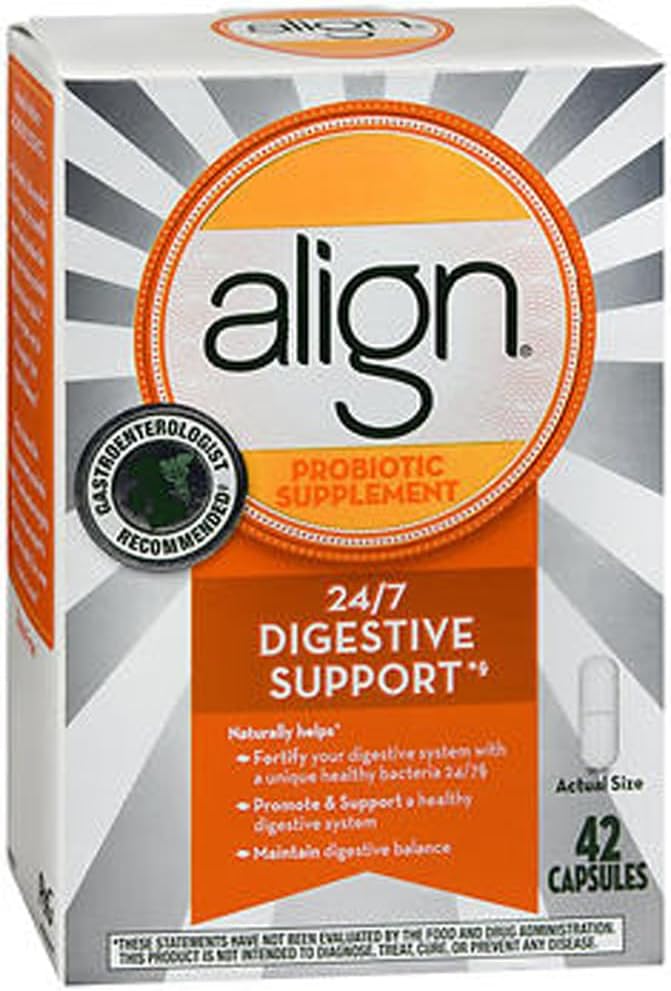 Produit des capsules de suppléments probiotiques alignes, 2 pk./42 ct. [Biz Discount]