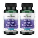 Swanson Triple Boron Complex - Santé des os naturels et soutien des articulations - Supplément minéral avec citrate, aspartate et glycinate - (250 capsules) 2 pack