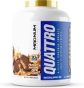 Magnum Nutraceuticals Quattro Whey Protéine Poudre, Coupe de beurre d'arachide 4lb – Mélange isolat de protéines premium pour la croissance et la récupération musculaire