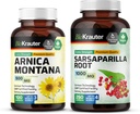 BIO KRAUTER Arnica Montana 100 Capsules & Sarsaparilla Racine 250 Capsules