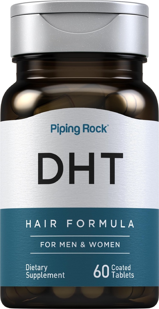 Piping Rock DHT Formule Cheveux Avancé 60 comprimés pour hommes et femmes