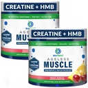 Constructeur de muscles sans âge BioTrust - Poudre de HMB créatine avec vitamine D3 et bétaïne - construire et conserver naturellement en déclin de masse et de force musculaire - punch de fruits, 60 portions
