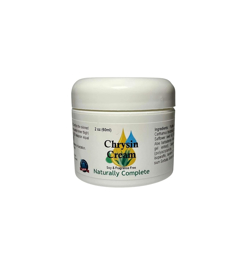 Crème Chrysine pour hommes et femmes 2 oz. Jaune
