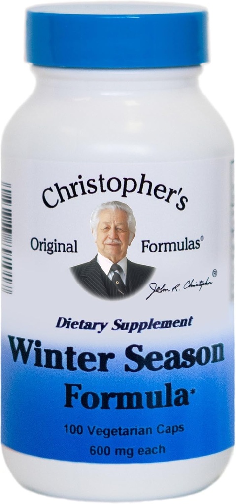Formules originales de Christopher Formule de saison d'hiver, 100 Capsules végétariennes