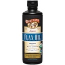 Barlean's Organic Lignan Omega 3 L'huile de lin supplément liquide pour les hommes et les femmes, Cold Press Graines de lin, 7230mg ALA acide gras, végétalien et sans gluten, 16 oz