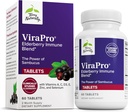Terry naturellement ViraPro - Supplément avec mélange à base de plantes pour le soutien immunitaire - Supplément avec Elderberry, Zinc & Selenium - Soutien réponse immunitaire - 60 comprimés