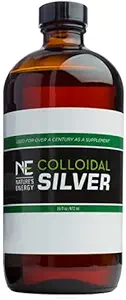 Nature en argent colloïdal d'énergie de 16 oz, efficace, antiseptique et désodorisant pour l'intérieur, stérilisé et électrostatique stabilisé de 40 ppm