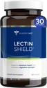 Gundry MD® Lectine Shield, Gut Health and Digestion Complement, aide à bloquer les lectines potentiellement nuisibles, soutient le confort digestif et la santé †*, 30 jours d'approvisionnement