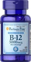 Puritans Pride Vitamine B-12 aide à convertir les aliments en énergie* 5000 Mg Sublingual- Microlozanges, 60 Compte (paquet de 1)