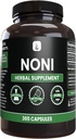 PURE ORIGINAL INGRÉDIENTS Noni (365 Capsules) Pas de Magnésium ou de Rice Filters, Toujours Pure, Verified Lab