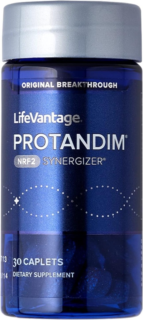 Protandim Nrf2 Synergizer (30 capsules) Nrf2 Activateur, Supplément sur le vieillissement en santé, Antioxydants contre le stress oxydatif, mélange de 5 herbes, soutient la santé cellulaire, Ashwagandha, Turmeric, Thistle de lait