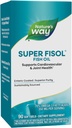 Nature's Way Super Fisol Fish Oil, Enteric Coated, soutient la santé cardiovasculaire et articulaire*, Mega Potency Omega-3s, 90 Softgels (paquetage May Vary)
